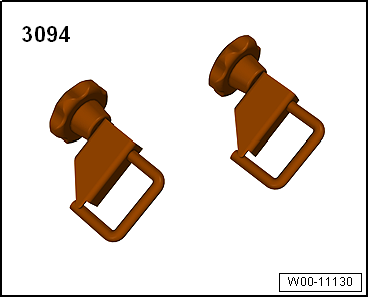 Removing and installing brake servo, RHD vehicles with diesel engine
