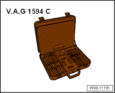 Checking fuel delivery rate, engine code CWVA