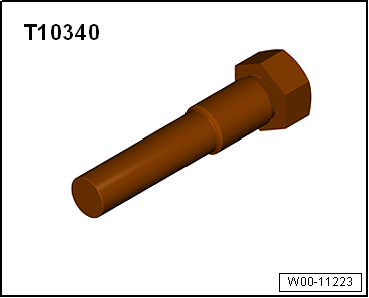 Checking valve timing, engine codes CHPA, CMBA, CPVA, CXSA, CZCA, CPVB, CZDA