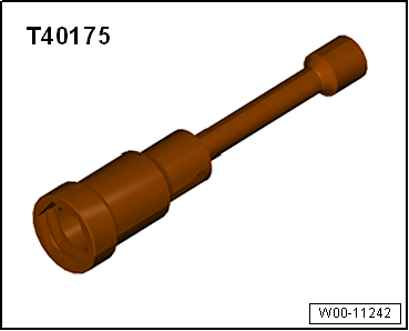 Removing and installing oil pressure switch for reduced oil pressure -F378-