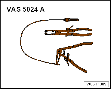 Removing and installing coolant pipes for auxiliary heater