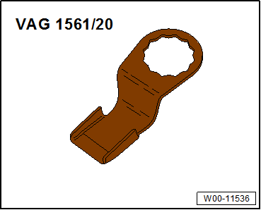 Scraping blade -V.A.G 1561/20