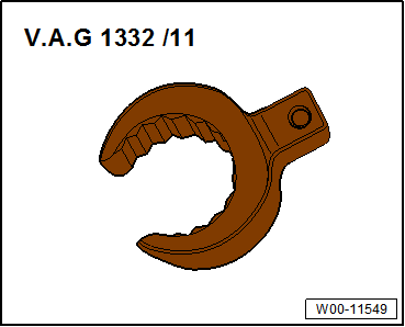Removing and installing sealing flange on gearbox side