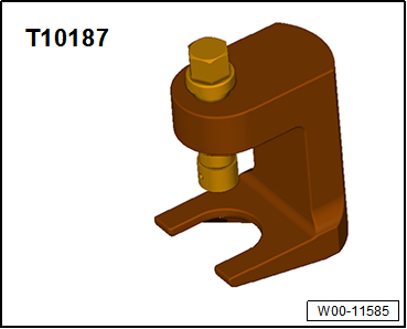 Removing and installing track rod ball joint