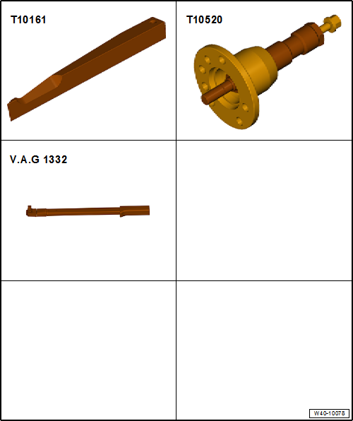 Removing and installing drive shaft, triple roller joint AAR3300i inserted