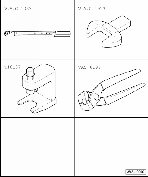 Removing and installing track rod